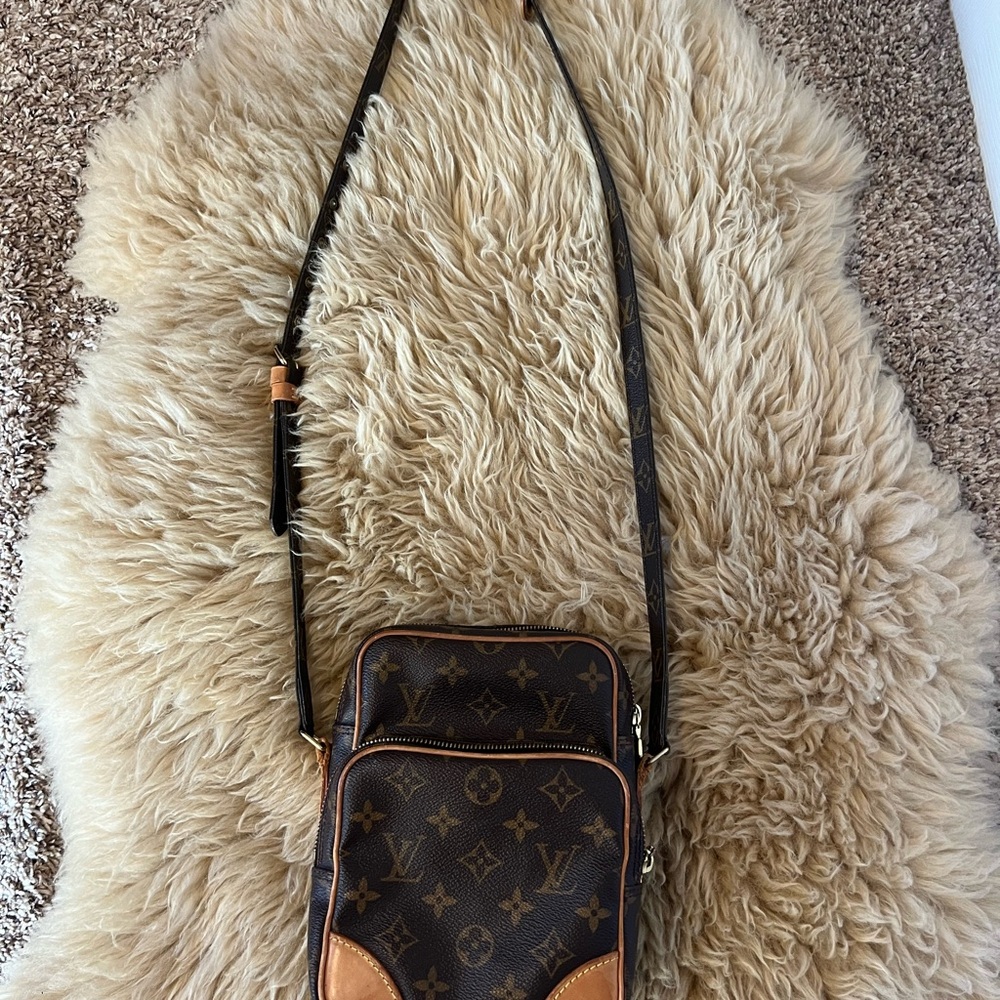 Louis Vuitton Brown Monogram Crossbody Bag